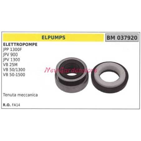 Cierre mecánico ELPUMPS para motobomba JPP 1300F JPV 900 037920 | NewgardenParts.com