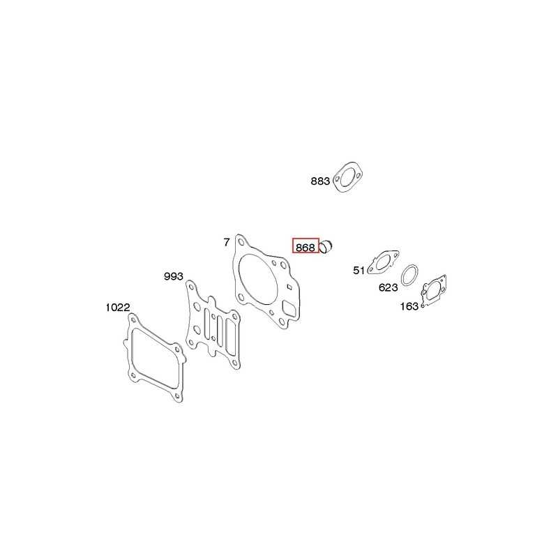 Tenuta valvola originale motore rasaerba tagliaerba tosaerba BRIGGS & STRATTON