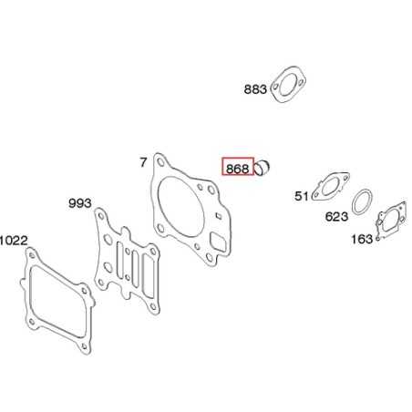 Original BRIGGS & STRATTON Rasenmähermotor Ventildichtung | NewgardenParts.com