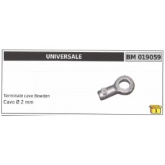 Bowdenzugklemme UNIVERSAL Kabel Ø 2 mm Code 019059 | NewgardenParts.com