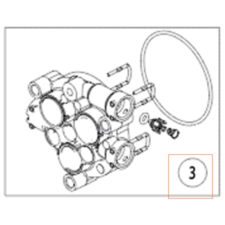 PUMP HEAD 536346301 ORIGINAL HUSQVARNA | NewgardenParts.com