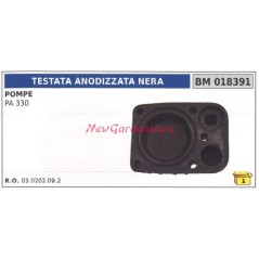 Testata anodizzata nera UNIVERSALE pompa Bertolini PA 330 018391 | NewgardenParts.com