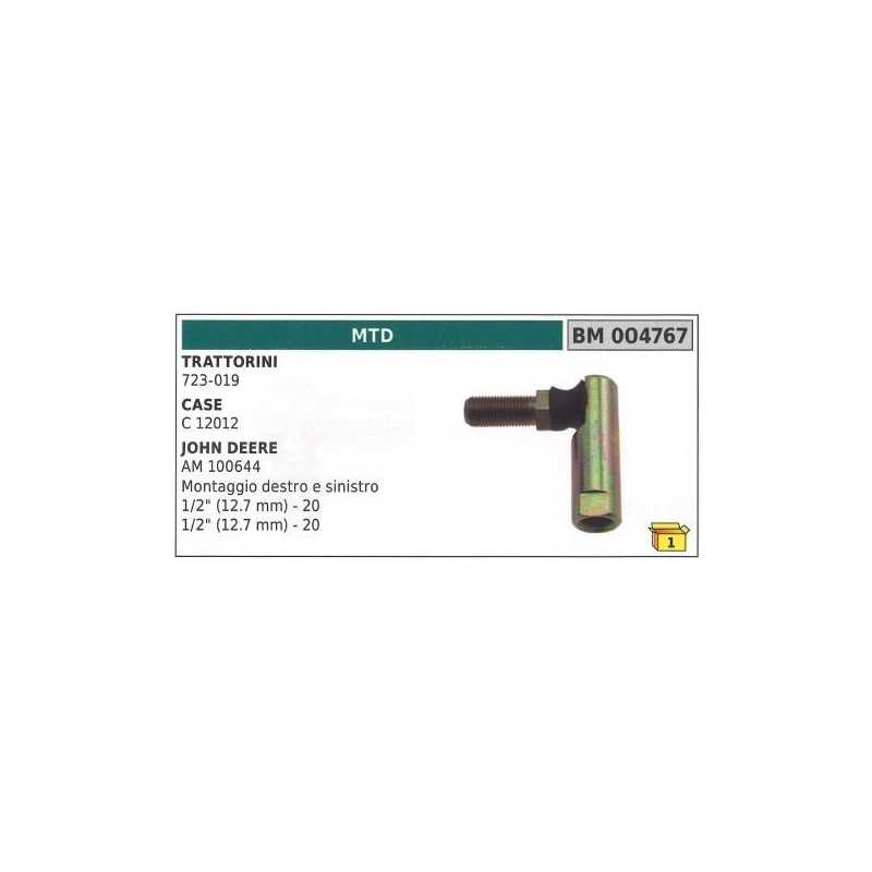 Testina sterzo MTD trattorino rider rasaerba tosaerba tagliaerba 723-019 004767