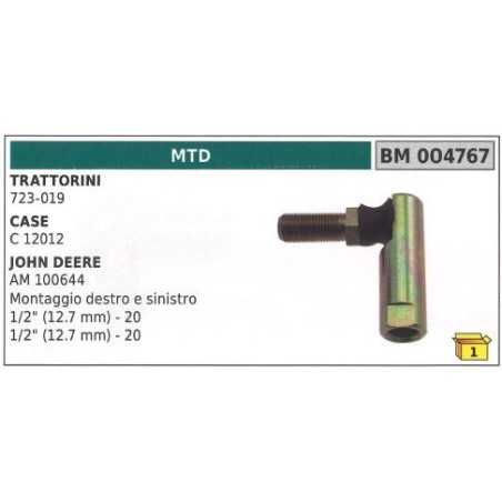 Testina sterzo MTD trattorino rider rasaerba tosaerba tagliaerba 723-019 004767 | NewgardenParts.com