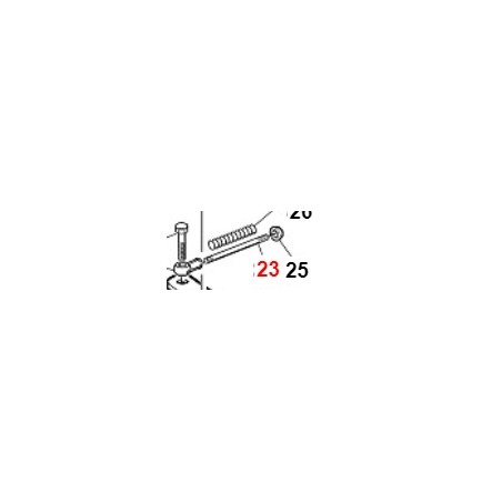 Brake control rod PDP ORIGINAL GIANNI FERRARI 01.50.00.0272 | NewgardenParts.com