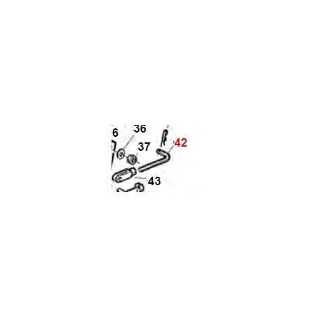 Brake rod PDP TURBOGRASS ORIGINAL GIANNI FERRARI 01.40.00.0820 | NewgardenParts.com