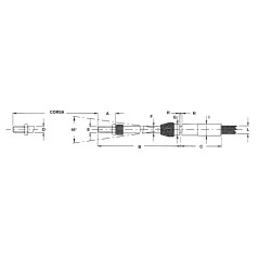 Vaina exterior transmisión telemando Ø 7 mm exterior cargas ligeras A02482