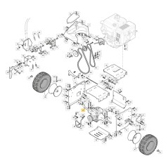 Transmission hydrostatique ORIGINALE STIGA chasse-neige ST 966 - ST 976T 118401014/0 | NewgardenParts.com