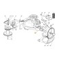 Hydrostatic transmission ORIGINAL STIGA tractor AT3 72 HBC 118400976/2