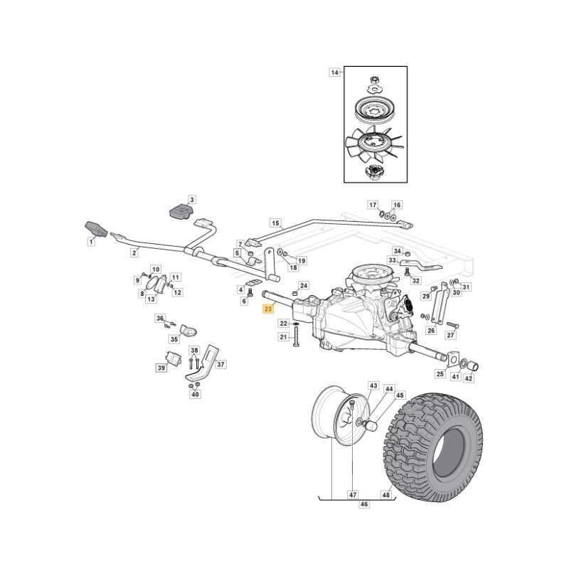 Hydrostatischer Antrieb ORIGINAL STIGA Rasentraktor FX PRO KW 118400994/0