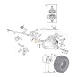 Hydrostatischer Antrieb ORIGINAL STIGA Rasentraktor FX PRO KW 118400994/0