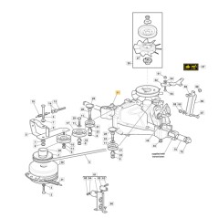 Transmission hydrostatique ORIGINALE STIGA tracteur tondeuse 118400990/0 | NewgardenParts.com