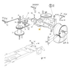 Mechanisches Traktorgetriebe BT72 ORIGINAL STIGA Modelle 118400915/3 | NewgardenParts.com