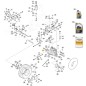 Trasmissione posteriore trattorino modelli PARK420 ORIGINALE STIGA 1137-0126-01 COMPLETA