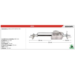 Trasmissione trazione semovenza EFCO trattorino rasaerba tosaerba serie MR 55 HFX | NewgardenParts.com