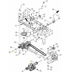 Tracteur de pelouse MTD LT1 ORIGINAL traction NS92 618-09815