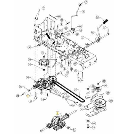 Trazione ORIGINALE MTD trattorino tagliaerba LT1 NS92 618-09815 | NewgardenParts.com