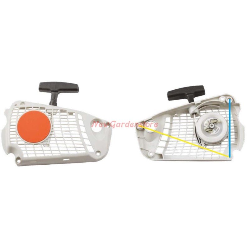 Avviatore messa in moto autoavvolgente compatibile motosega MS211 Stihl