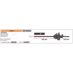 Traction self-propelled MAORI lawn mower mower MP 5515 SVBQ 038043