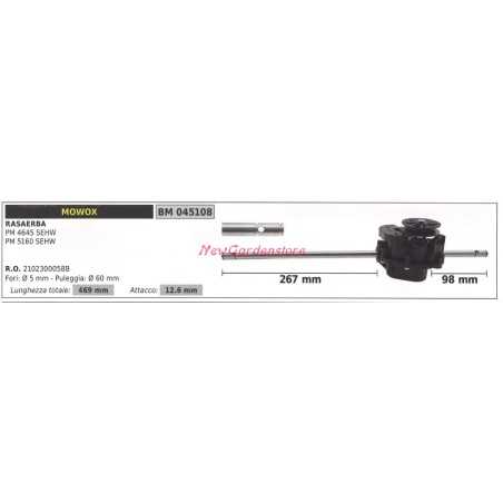 Selbstfahrender MOWOX-Rasenmäher mit Fahrantrieb PM 4645 SEHW 045108 | NewgardenParts.com