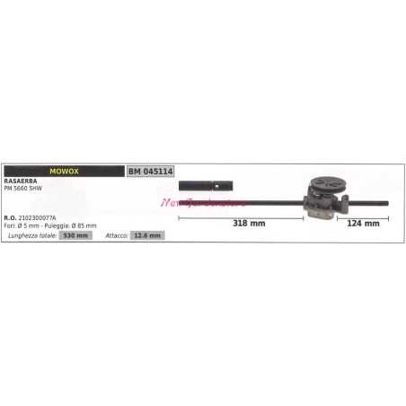MOWOX selbstfahrender Traktionsrasenmäher PM 5660 SHW 045114 | NewgardenParts.com