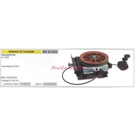 Trazione semovenza ROQUES ET LECOEUR falciatutto RL 2008 037825 COMPLETA | NewgardenParts.com