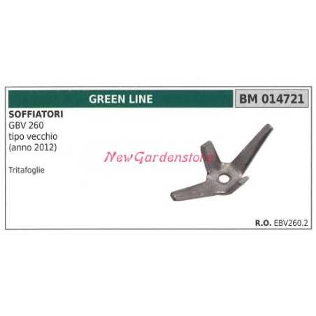 Blatthäckslergebläse GBV 260 GREENLINE 014721 | NewgardenParts.com