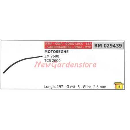 Asia oil hose for chainsaw ZM 2600 TCS 2600 029439 | NewgardenParts.com