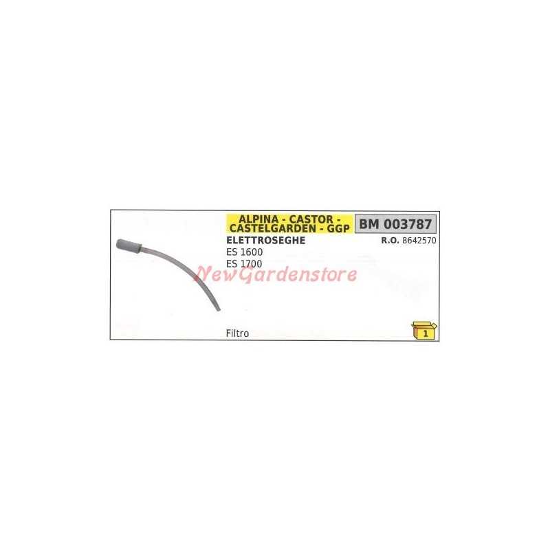 Tubetto olio con filtro aspirazione GGP per elettrosega ES1600 ES1700 003787