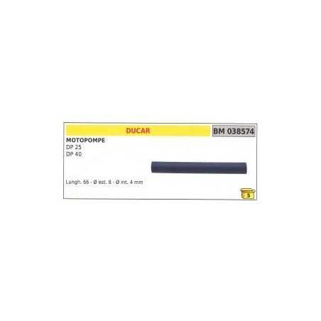 Petrol hose DUCAR DP 25 - DP 40 motor pump length 66mm external Ø 8mm 038574 | NewgardenParts.com