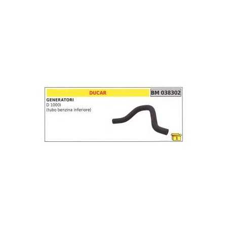 Lower fuel hose DUCAR D 1000i generator code 038302 | NewgardenParts.com