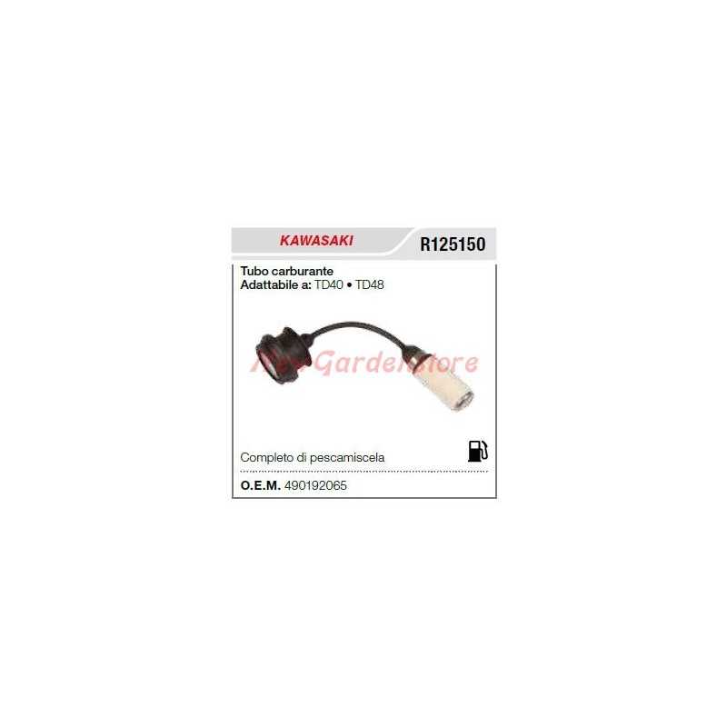 Conduite de carburant avec racleur KAWASAKI débroussailleuse TD40 TD48 R125150