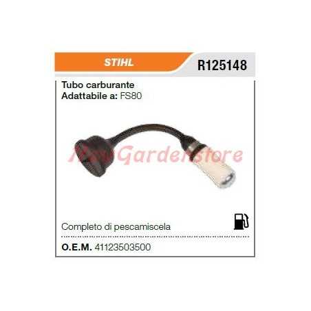 STIHL tronçonneuse tuyau carburant 064 066 MS660 R125148 | NewgardenParts.com