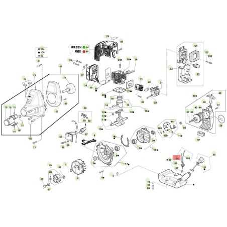 Schlauch Tiefenmischung ORIGINAL ACTIVE Motorsense 2.9 020097 | NewgardenParts.com