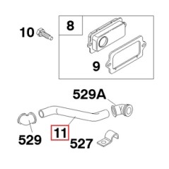 Original BRIGGS & STRATTON engine tube 690517 | NewgardenParts.com