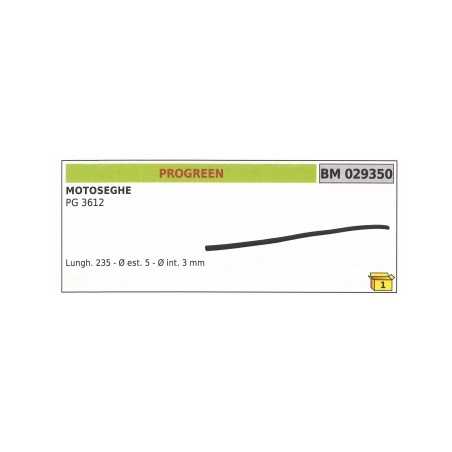Tubo pescamiscela PROGREEN motosega PG 3612 lunghezza 235mm Øesterno 5mm 029350 | NewgardenParts.com
