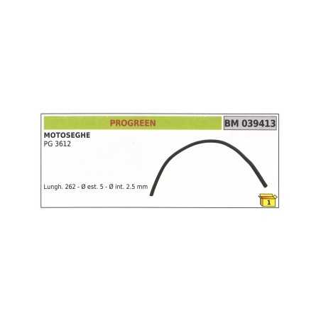 Tubo pescamiscela PROGREEN motosega PG 3612 lunghezza 262mm Øesterno 5mm 039413 | NewgardenParts.com