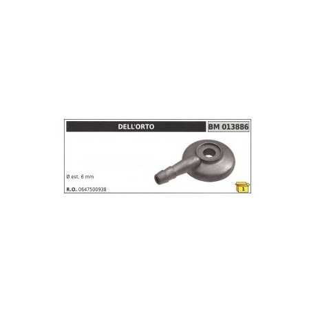 Inlet pipe DELL'ORTO for carburettor Ø external 6 mm 0647500938 | NewgardenParts.com