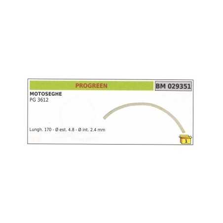 Tubo primer PROGREEN motosega PG 3612 lunghezza 170mm Øesterno 4,8mm 029351 | NewgardenParts.com