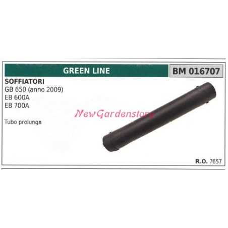 Tubo prolunga soffiatore GB 650 600A 700A GREENLINE 016707 | NewgardenParts.com