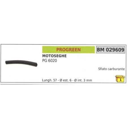 Tubo sfiato carburante PROGREEN motosega PG 6020 029609 | NewgardenParts.com