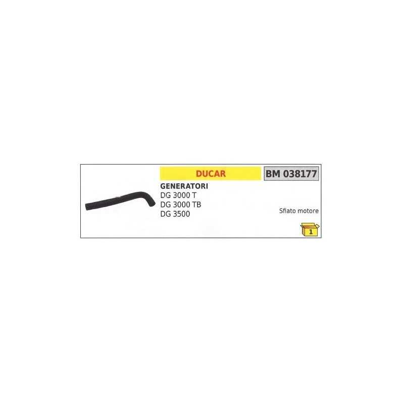DUCAR generator Dg 3000TB 3500 breather tube 038177