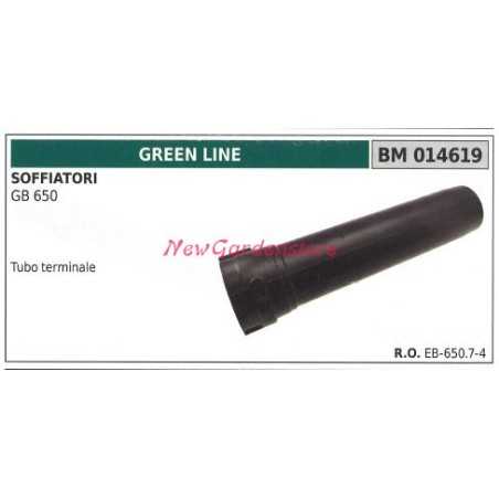 Tube d'extrémité de la soufflerie GB 650 GREENLINE 014619 | NewgardenParts.com