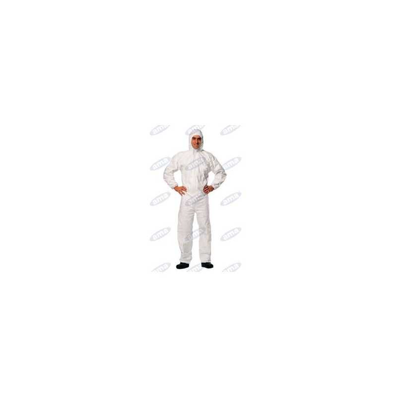AMA weißer Polypropylen-Overall