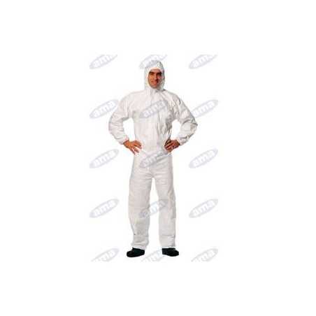 Combinaison CAT III blanche AMA en polypropylène | NewgardenParts.com