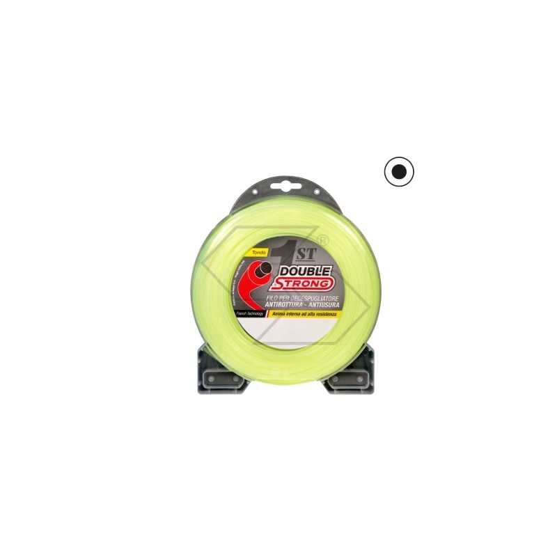 Línea para desbrozadora DUBLE STRONG, sección redonda Ø 3,5 mm longitud 41 m