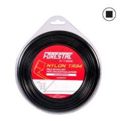 Valve pour câble de débroussaillage FORESTAL, section carrée Ø 2.7 mm longueur 57 m