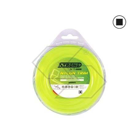 Válvula de alambre para desbrozadora STRONG sección cuadrada Ø 3,3 mm longitud 15 m | NewgardenParts.com