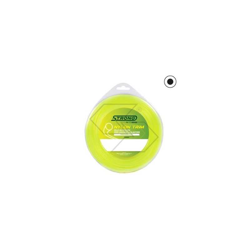 Trimmerscrubbing-Leitung für STRONG-Bürstenmäher, runder Querschnitt Ø 4,5 mm Länge 30 m