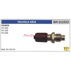 Luftventil UNIVERSAL Bertolini-Pumpe PA 408 508 608 012503